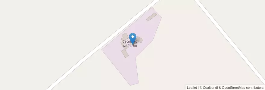 Mapa de ubicacion de Secadero de Yerba en Argentina, Misiones, Departamento San Javier, Municipio De Florentino Ameghino.