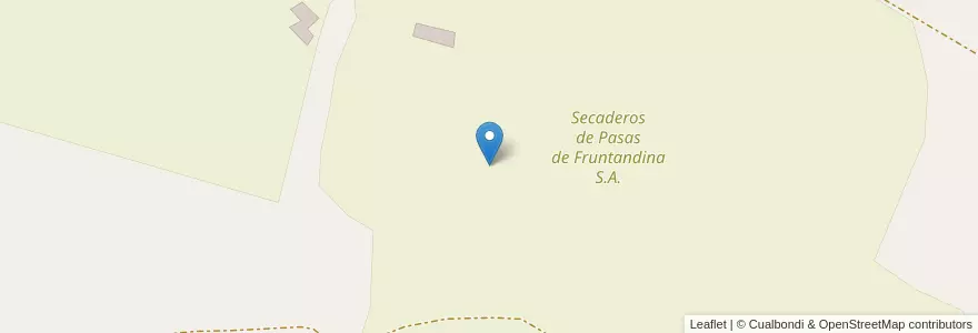Mapa de ubicacion de Secaderos de Pasas de Fruntandina S.A. en Аргентина, Сан-Хуан, Чили, Albardón.