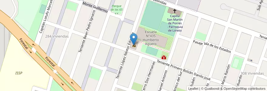 Mapa de ubicacion de SECC. 46 en Argentinië, Jujuy, Departamento Doctor Manuel Belgrano, Municipio De San Salvador De Jujuy, Alto Comedero.