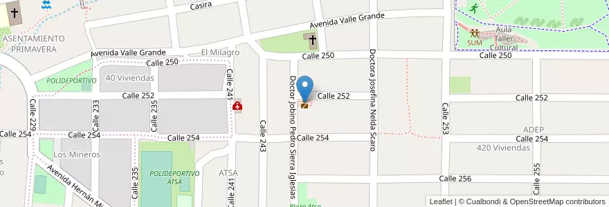 Mapa de ubicacion de Secc. 56 ATSA en Аргентина, Жужуй, Departamento Doctor Manuel Belgrano, Municipio De San Salvador De Jujuy, Alto Comedero.