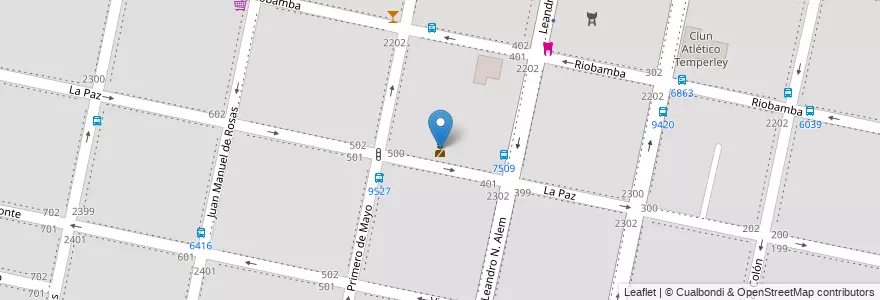 Mapa de ubicacion de Seccional 4ª en アルゼンチン, サンタフェ州, Departamento Rosario, Municipio De Rosario, ロサリオ.