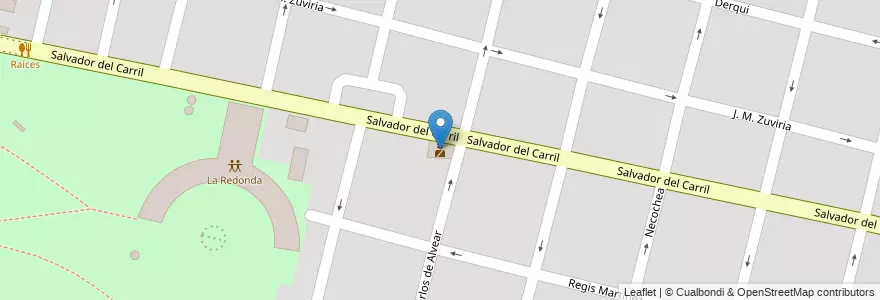 Mapa de ubicacion de Seccional 5ta en Arjantin, Santa Fe, Departamento La Capital, Santa Fe Capital, Santa Fe.