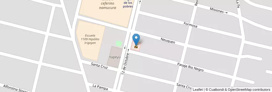 Mapa de ubicacion de Seccional 7ma en アルゼンチン, サンタフェ州, Departamento La Capital, Santa Fe Capital, Santa Fe.