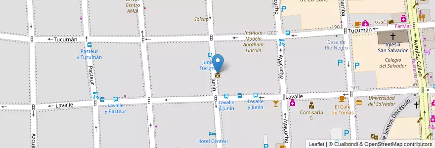 Mapa de ubicacion de Sede Comunal 3, Balvanera en Argentina, Ciudad Autónoma De Buenos Aires, Comuna 3, Buenos Aires.