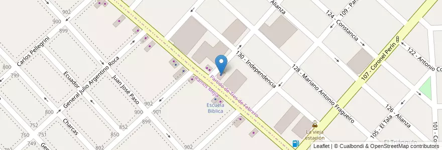 Mapa de ubicacion de Seguros en Arjantin, Buenos Aires.