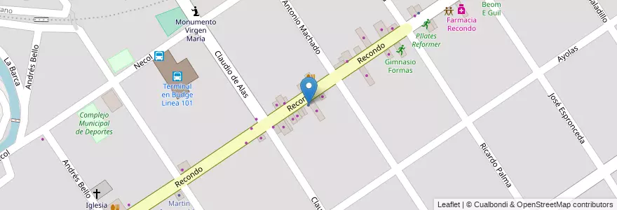 Mapa de ubicacion de Seguros Gestoria en Arjantin, Buenos Aires, Partido De Lomas De Zamora, Ingeniero Budge.