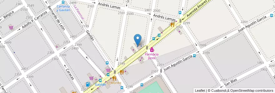 Mapa de ubicacion de Seguros Laternal, La Paternal en آرژانتین, Ciudad Autónoma De Buenos Aires, Buenos Aires.
