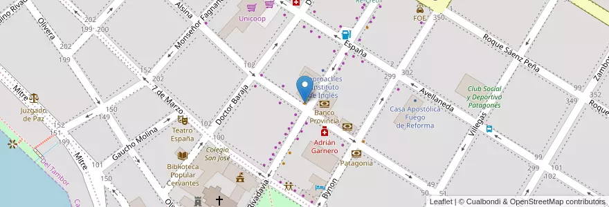 Mapa de ubicacion de Sei Tu en Argentina, Buenos Aires, Partido De Patagones, Carmen De Patagones.
