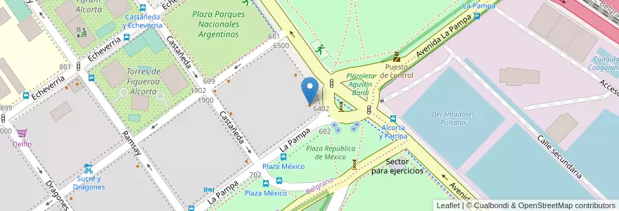 Mapa de ubicacion de Selquet en Аргентина, Буэнос-Айрес, Буэнос-Айрес, Comuna 13.