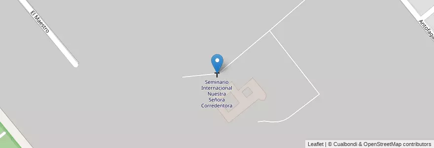 Mapa de ubicacion de Seminario Internacional Nuestra Señora Corredentora en アルゼンチン, ブエノスアイレス州, Partido De Moreno, La Reja.
