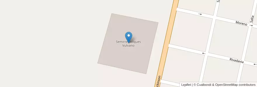 Mapa de ubicacion de Semirremolques Vulvano en Argentinië, Santa Fe, Departamento Belgrano, Municipio De Las Rosas.