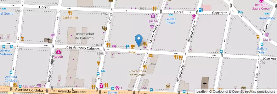 Mapa de ubicacion de Señor Café, Palermo en Argentina, Autonomous City Of Buenos Aires, Autonomous City Of Buenos Aires, Comuna 14.