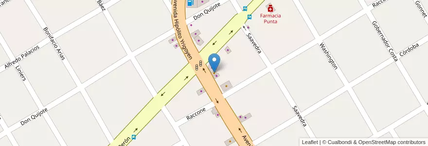 Mapa de ubicacion de Señore Pizza en Arjantin, Buenos Aires, Partido De San Vicente.