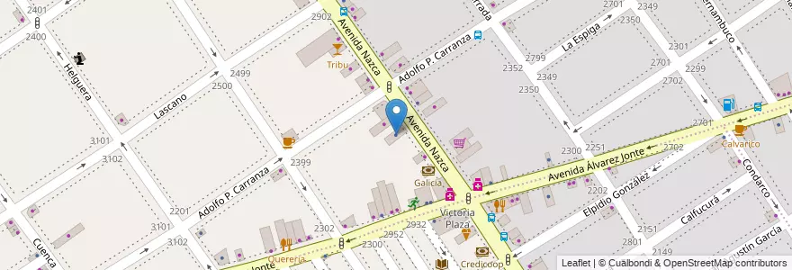 Mapa de ubicacion de Sepielec, Villa del Parque en Argentine, Ciudad Autónoma De Buenos Aires, Buenos Aires, Comuna 11.