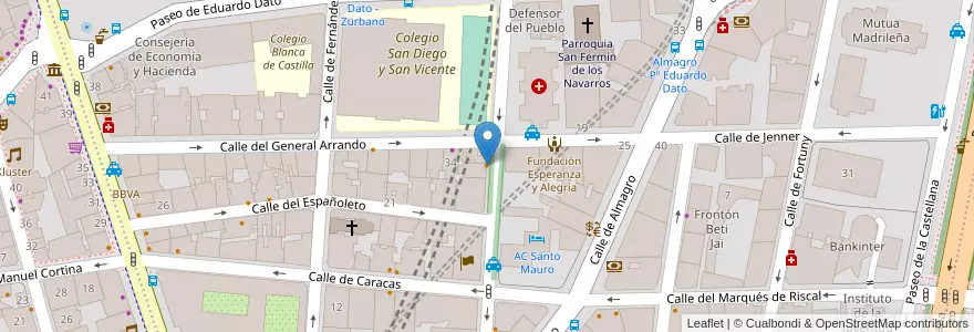 Mapa de ubicacion de Sergi Arola Gastro en スペイン, マドリード州, Comunidad De Madrid, Área Metropolitana De Madrid Y Corredor Del Henares, Madrid.