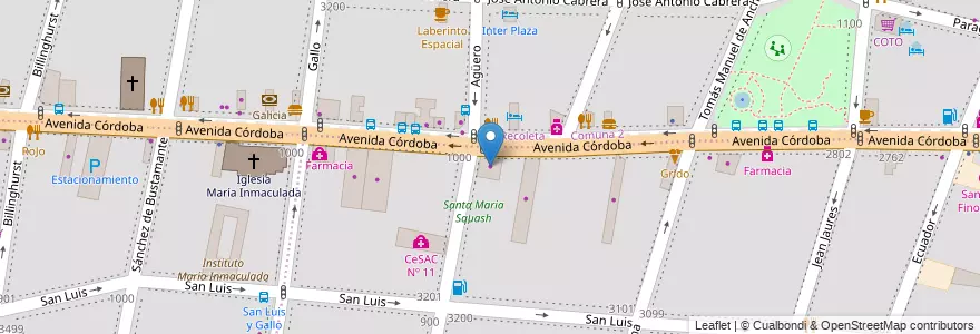 Mapa de ubicacion de Serra Lima, Balvanera en アルゼンチン, Ciudad Autónoma De Buenos Aires, ブエノスアイレス.