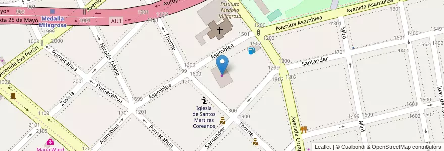 Mapa de ubicacion de Sersale, Parque Chacabuco en 阿根廷, Ciudad Autónoma De Buenos Aires, Comuna 7, 布宜诺斯艾利斯.
