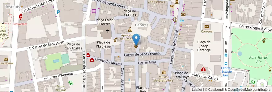 Mapa de ubicacion de Servei d'informació i atenció a les dones (SIAD) de Granollers en Espagne, Catalogne, Barcelone, Vallais-Oriental, Granollers.
