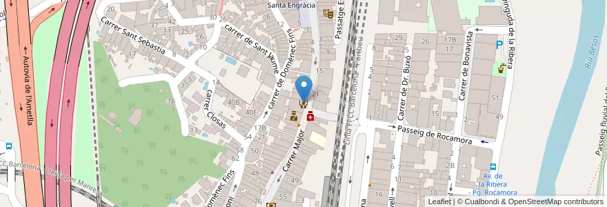 Mapa de ubicacion de Servei d'informació i atenció a les dones (SIAD) de Montcada i Reixac en İspanya, Catalunya, Barcelona, Vallès Occidental, Montcada I Reixac.