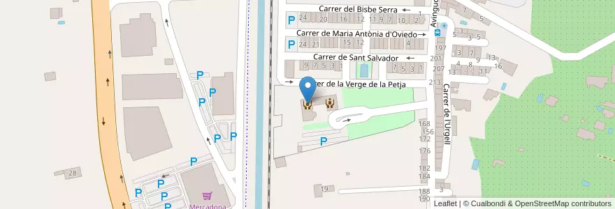 Mapa de ubicacion de Servei d'informació i atenció a les dones (SIAD) del Baix Ebre en Испания, Каталония, Таррагона, Baix Ebre, Tortosa.