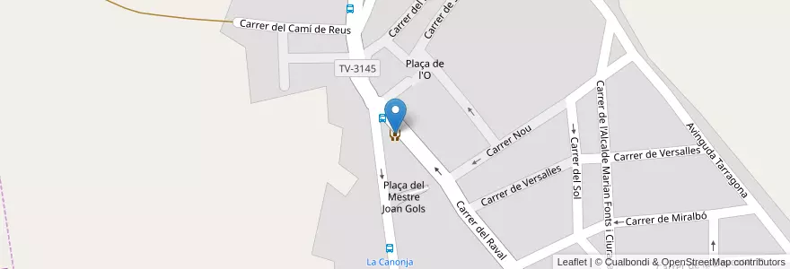 Mapa de ubicacion de Servei d'informació i atenció a les dones (SIAD) la Canonja en Sepanyol, Catalunya, Tarragona, Tarragonès, La Canonja.
