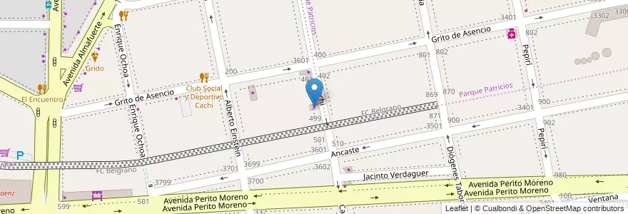 Mapa de ubicacion de Servibom Diesel, Nueva Pompeya en Argentinië, Ciudad Autónoma De Buenos Aires, Comuna 4, Buenos Aires.