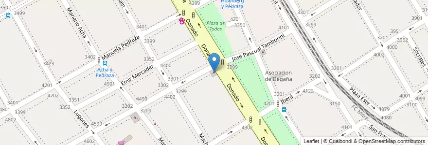 Mapa de ubicacion de Servicio "DAVA", Villa Urquiza en Argentine, Ciudad Autónoma De Buenos Aires, Comuna 12, Buenos Aires.