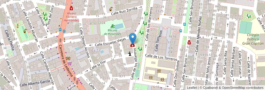 Mapa de ubicacion de Servicio de Prevención Integral en Spain, Castile And León, Salamanca, Campo De Salamanca, Salamanca.
