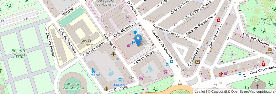 Mapa de ubicacion de Servired en Испания, Мадрид, Мадрид, Área Metropolitana De Madrid Y Corredor Del Henares, Torrejón De Ardoz.