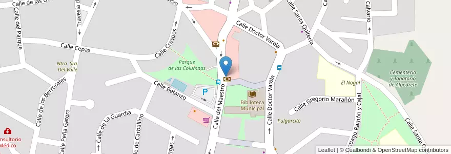Mapa de ubicacion de Servired en 스페인, Comunidad De Madrid, Comunidad De Madrid, Cuenca Del Guadarrama, Alpedrete.