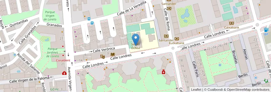 Mapa de ubicacion de Severo Ochoa en Испания, Мадрид, Мадрид, Área Metropolitana De Madrid Y Corredor Del Henares, Torrejón De Ardoz.