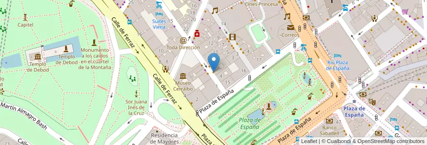 Mapa de ubicacion de Sevilla Rock en 스페인, Comunidad De Madrid, Comunidad De Madrid, Área Metropolitana De Madrid Y Corredor Del Henares, 마드리드.