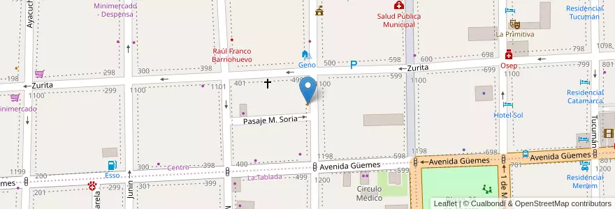 Mapa de ubicacion de Shams en Аргентина, Катамарка, Departamento Capital, Municipio De San Fernando Del Valle De Catamarca, San Fernando Del Valle De Catamarca.