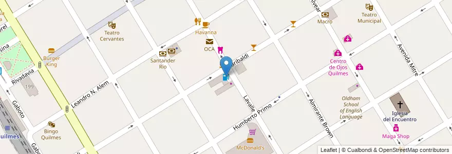Mapa de ubicacion de Shell en Arjantin, Buenos Aires, Partido De Quilmes, Quilmes.