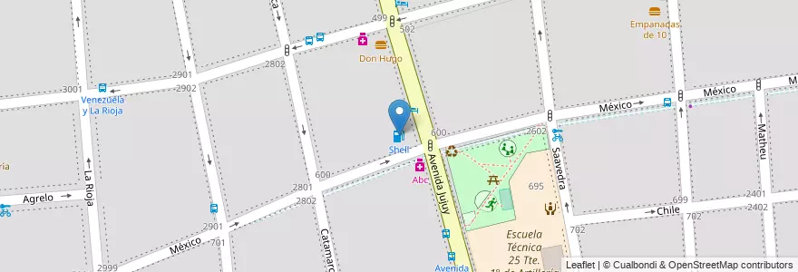 Mapa de ubicacion de Shell, Balvanera en 阿根廷, Ciudad Autónoma De Buenos Aires, Comuna 3, 布宜诺斯艾利斯.