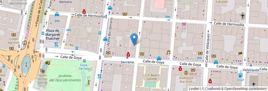 Mapa de ubicacion de Shina Tora Ya en Испания, Мадрид, Мадрид, Área Metropolitana De Madrid Y Corredor Del Henares, Мадрид.