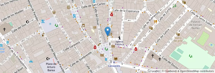 Mapa de ubicacion de Shisha-Tetería Babilonia en Spagna, Comunidad De Madrid, Comunidad De Madrid, Área Metropolitana De Madrid Y Corredor Del Henares, Madrid.