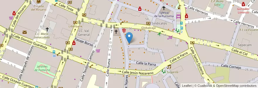 Mapa de ubicacion de Shoko en 西班牙, Castilla-La Mancha, Albacete, Albacete.