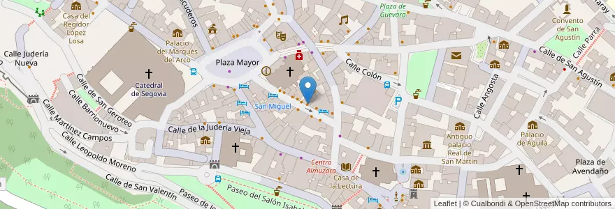 Mapa de ubicacion de Shout! en Sepanyol, Castilla Y León, Segovia, Segovia.