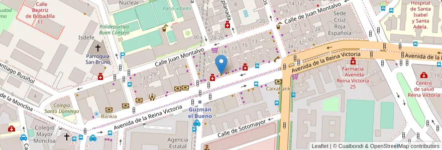 Mapa de ubicacion de Sidrería Casa Lulo en 스페인, Comunidad De Madrid, Comunidad De Madrid, Área Metropolitana De Madrid Y Corredor Del Henares, 마드리드.
