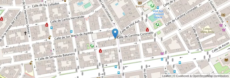 Mapa de ubicacion de Sidrería El 3 en إسبانيا, منطقة مدريد, منطقة مدريد, Área Metropolitana De Madrid Y Corredor Del Henares, مدريد.
