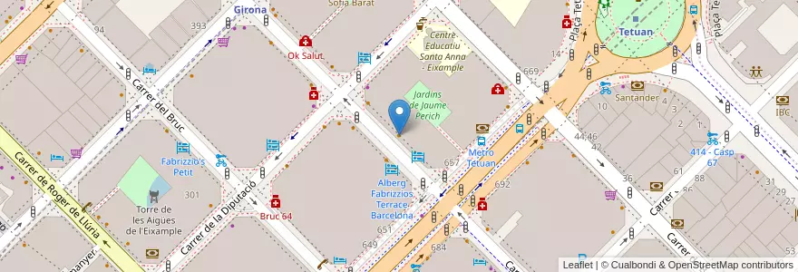 Mapa de ubicacion de Sidreria el Furaco en スペイン, カタルーニャ州, Barcelona, バルサルネス, Barcelona.