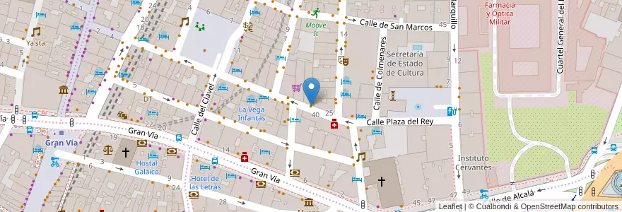 Mapa de ubicacion de Sidrería El Tigre en Испания, Мадрид, Мадрид, Área Metropolitana De Madrid Y Corredor Del Henares, Мадрид.