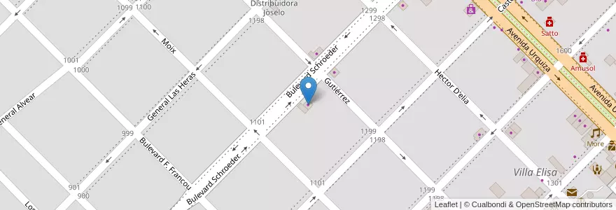 Mapa de ubicacion de Siglo XXI en Arjantin, Entre Ríos, Departamento Colón, Distrito Segundo, Villa Elisa, Villa Elisa.