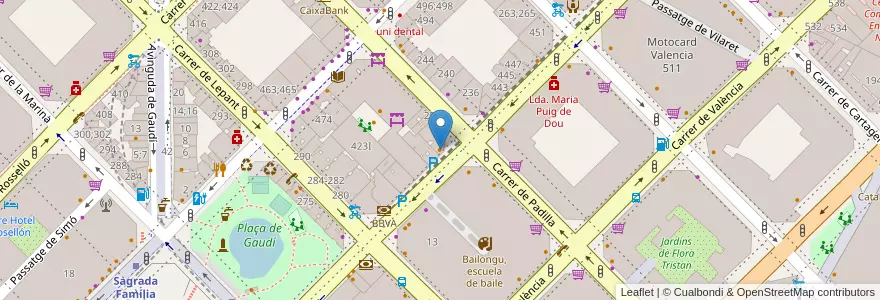Mapa de ubicacion de Sila en España, Catalunya, Barcelona, Barcelonès, Barcelona.