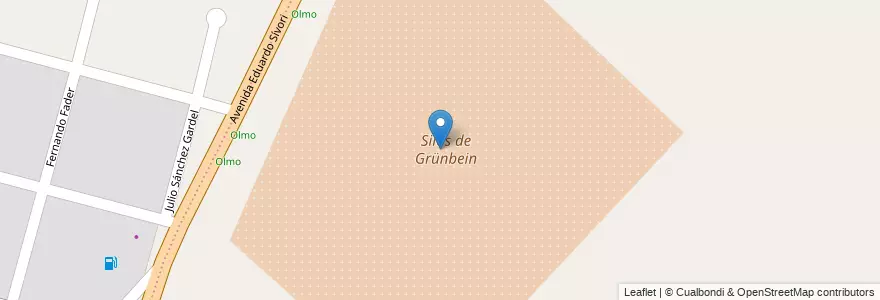 Mapa de ubicacion de Silos de Grünbein en Arjantin, Buenos Aires, Partido De Bahía Blanca, Grünbein.