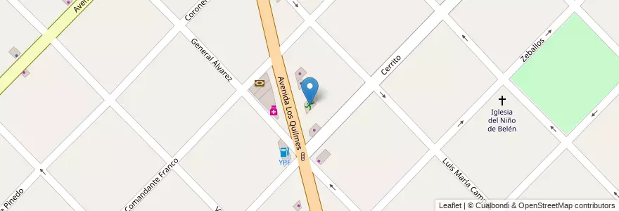 Mapa de ubicacion de Silver Gym en Arjantin, Buenos Aires, Partido De Quilmes, Bernal.