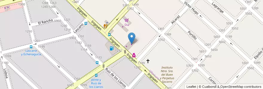 Mapa de ubicacion de Simet Fabrica, Villa Luro en アルゼンチン, Ciudad Autónoma De Buenos Aires, ブエノスアイレス, Comuna 10.