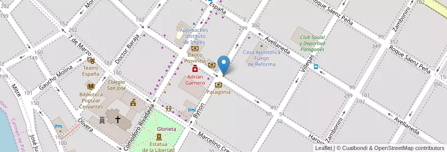 Mapa de ubicacion de Sin el Mapa en Argentina, Buenos Aires, Partido De Patagones, Carmen De Patagones.