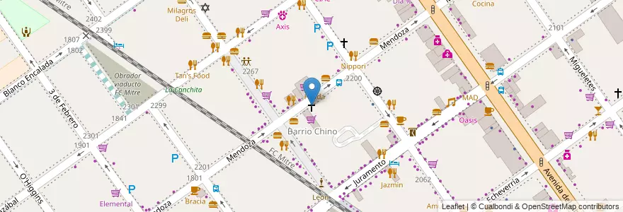 Mapa de ubicacion de Sin Heng, Belgrano en Argentinien, Ciudad Autónoma De Buenos Aires, Buenos Aires, Comuna 13.
